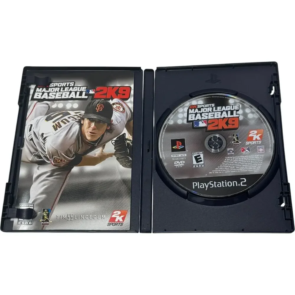 Major League Baseball 2K9 with Manual Sony PlayStation2 PS2